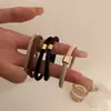 Nueva Diadema Elástica de Alta Elasticidad para Mujer Coreana Simple Liga para el Cabello Banda Elástica Versátil y Duradera Cuerda para el Cabello Cola de Caballo Sombrerería