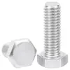 Tornillos Hexagonales de Aleación de Aluminio 7075 Aluminio Duro de Grado Aeronáutico Tornillos de Cabeza Hexagonal Tornillos para Máquina Venta al por Mayor M4/M5/M6/M8