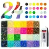 Atacado Transfronteiriço Amazon Itens Mais Vendidos Dropshipping Conjunto de Resina de 40 Cores Misturadas Decorações de Strass de Fundo Plano para Arte de Unhas DIY