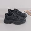 Sapatos Torre femininos 2024 outono novo estudante ins versão coreana de todos os jogos sapatos de sola grossa de camada única tênis sapatos casuais 8821