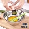 Cuenco de sopa de acero inoxidable 304, venta al por mayor, cuenco para huevos espesados, cuenco para sopa, cuenco para condimentos multiusos, cuenco redondo para condimentos, lavaplatos