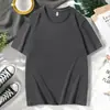 Venta al por mayor del fabricante Algodón peinado CVC 180g Camisas Culturales, Camisetas de manga corta con cuello redondo, Uniformes para eventos con impresión personalizada, Marca de moda