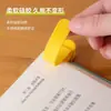 Clipe de Livro para Leitura Multifuncional Novo Bico de Pato Marcador de Página Automático para Leitura Clipe Marcador de Página Criativo de Silicone Macio Não Deformável