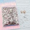 Venta al por mayor de joyas de diamantes para uñas, diamantes de imitación de fondo plano con forma de mariposa Hua Zi de 7 x 8 mm, decoraciones para uñas, accesorios para uñas