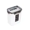Potes para Armazenamento de Grãos, Caixas para Conservação de Frutas e Açúcar, Recipientes de Armazenamento de Grau Alimentício para Cozinha, Selados com Tampas, à Prova de Umidade
