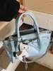 Tendência de Moda Nova Primavera 2026 Bolsa de Ombro Feminina Bolsa de Mão Casual Simples Grande Capacidade Bolsa Transversal