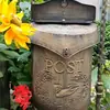 Buzón de Correos Rústico de Campo para Montar en la Pared Retro