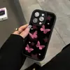 Capa de Celular Love Butterfly para Apple 15ProMax iPhone14 Completa 13/12 Resistente a Quedas XS/XR Capa Macia
