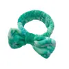 Diadema Maquillaje Cuidado de la Piel Diadema Lavado Facial Diadema Niña Diadema Cabello Desenfocado Diadema Spa Set de Pulseras Diadema para Lavado Facial