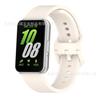 Para Samsung Galaxy Fit3 Correa de Silicona Oficial Igual que R390 Pulsera Hebilla Color Metal Correa Deportiva