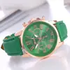 Reloj para Mujer Aliexpress Geneva Esfera de Tres Ojos Números Romanos Venta al por Mayor Dropshipping