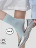 Calcetines para Mujer Zhuji Primavera y Verano Finos Frescos Transpirables Lyocell Seda Color Sólido Calcetines de Caída Media Venta al por Mayor