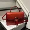 Bolsa Quadrada Pequena Elegante de Couro PU Cor Sólida Clássica Moda Textura Simples Retrô Grande Capacidade para o Dia a Dia Ombro Único Transversal