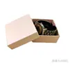Caja de Joyería 7*7 Princesa Blanca Estilo Europeo 5*5 Caja para Pendientes Caja para Collares 5*8 Caja de Joyería de Papel Kraft 9*9 Caja con Patrón de Diamante
