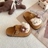 Sapatos Estilo Birkenstock para Crianças para Uso ao Ar Livre, Novidade Outono 2025 Desenho Animado Fofo Hello Kitty Confortáveis Antiderrapantes Fechados Birkenstock