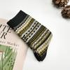 [Tejido Doble] Calcetines de Mujer de Caña Media Estilo Étnico Calcetines de Moda Coreanos Dongdaemun Dulce Retro Estilo Bosque Estilo Universitario Venta al por Mayor