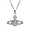 Colar Saturno Pérola Três Camadas Cravejado de Diamantes Estilo Barroco Elegante Retro Nicho Design Moda Colar Mulheres