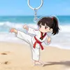 Colgante acrílico para mochila de anime Conan estudiante, llavero, caricatura, para fans más jóvenes, parejas, colegas y amigos