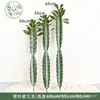 Cacto Artificial de Haste Única Peça Decorativa, Paisagismo de Hall de Entrada Interno de Luxo de Alta Qualidade Arranjo de Plantas Artificiais Verdes