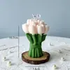 Procesamiento Personalizado de Ramos de Tulipanes, Velas Aromáticas con Forma DIY, Regalos Atmosféricos para el Día de San Valentín, Decoraciones de Escritorio