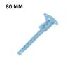 Paquímetro de Plástico Vernier 0-150mm Multicor Régua de Plástico para Tatuagem Cartão para Medição de Sobrancelha Ferramenta Atacado Transfronteiriço