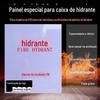 Painel de vidro para caixa de incêndio, painel de caixa de hidrante, painel de porta de gabinete de incêndio de acrílico transparente