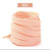 Fabricante de Cordones al por Mayor Cordones de Moda Modernos de Doble Capa de Grano Fino Zapatos Blancos Planos Engrosados de Algodón Puro Cordones Multicolores