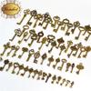 Huang Danjia 59 Accesorios de Joyería Retro Mixtos para Bricolaje, Llaves de Tamaño de Bronce Antiguo, Suministro de Comercio Electrónico Transfronterizo