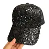 Gorra de malla con lentejuelas para mujer, gorra de verano moderna estilo coreano, gorra de moda que hace que la cara se vea más pequeña, gorra de béisbol para caras redondas, en stock para primavera