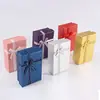 Caja de joyería nacarada con tapa cielo y tierra, caja de regalo 5*8, cartón para empaque de collar y anillo 7*9, caja de empaque para joyería