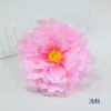Flor de peonía grande artificial de 20 cm, flor decorativa para boda, decoración del hogar, accesorios de baile, tocado con flor
