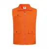 Chalecos de Algodón Rojo para Voluntarios con Logo Personalizado, Ropa de Trabajo con Texto Impreso, Fabricante de Chalecos para Voluntarios Comunitarios y Miembros de Partido
