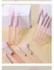 Conjunto de Pincéis de Maquiagem Doce com 10 Peças, Ferramentas de Maquiagem, Pincel para Pó, Pincel para Blush, Pincel para Sombra, Conjunto de Pincéis de Beleza, Pincel para Corretivo, Pincel para Fixação