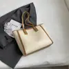 Bolsa Casual de Gran Capacidad Estilo Coreano para Mujer 2023 Nueva Moda Bolso Tote de Color Contrastante Bolso de Hombro Simple para el Trabajo