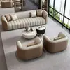 Juego de Sofá y Mesa de Café para Recepción de Oficina, Lujo Ligero para Salón de Belleza, Departamento de Ventas, Área de Descanso, Juego de Mesa y Sillas de Recepción para Ocio