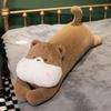 Cachorro Coelho Fofo Brinquedo de Pelúcia Almofada Longa Cama Infantil Boneco de Dormir Meninas Almofada para Pernas de Dormir Macia