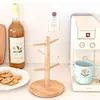 Chunwu WoodworkPortavasos de Bambú para Uso Doméstico, Estante para Tazas, Estante de Almacenamiento para Tazas, Organizador de Vasos de Agua