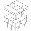 Estrutura de núcleo de transformador EE19, estrutura EE19, slot único vertical, pinos 3+3 -1904