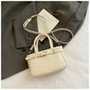 Design Nicho Casual Simples Bolsa Pequena Quadrada Moda 2025 Verão Novo Estilo Bolsa de Ombro Transversal Personalizada Feminina