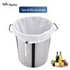 Saco Filtrante para Fermentação de Vinho Saco de Malha com Cordão para Frutas Saco Filtrante para Fermentação de Suco Cerveja Flores Saco de Malha Fina de Poliéster