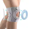 Tira Protetora de Patela Esportiva Tianmizue para Corrida e Ciclismo, Joelheira de Compressão Respirável Ajustável com Absorção de Choque