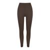 Pantalones de yoga para mujer, cintura alta, levantamiento de cadera, adelgazamiento, pantalones deportivos de alta gama color melocotón, ropa de yoga de licra desnuda para correr y fitness.