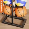 Estante para guardar pelotas, estante para guardar baloncesto escolar, estante de baloncesto interior de múltiples niveles, estante para exhibir equipo de voleibol y fútbol