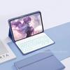 Funda con Teclado Bluetooth Inalámbrico de Cuero para Redmi Pad Se 8.7 pulgadas Funda para Tablet Redmi Pad2 Se 9.7
