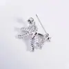 Broche de Laço Exquisito Estilo Coreano Pequeno Versátil Moda Corsage Elegante Roupas de Terno de Alta Qualidade Pino Antiderrapante