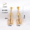 Brincos de Pipa Flor de Lótus com Design Novo Estilo Chinês com Pinos de Prata S925, Acessórios para Qipao, Acessórios Elegantes de Joias para Orelha