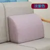 Cojín de Sofá, Respaldo de Cabecera Grande, Cojín de Esponja que No se Desinfla, Cojín Decorativo, Cojín de Soporte Lumbar, Almohada de Respaldo Curva para Uso en Casa