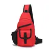 Nueva bolsa pequeña para el pecho para montar en tela Oxford camuflajeada bandolera cruzada bolsa táctica para el pecho deportiva al aire libre cruzada
