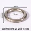Diâmetro interno redondo 18mm anel fivela círculo sapato flor bagagem sapato fivela pino fivela acessórios de vestuário círculo fabricantes em linha reta