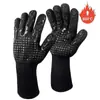 Guantes Especiales de Barbacoa Resistentes a Altas Temperaturas de Cola de Comercio Exterior para Horno, Horneado, Antiescaldado, Asado, Cuerda para Asar, Antisalpicaduras de Aceite, Guantes de Silicona Espesos